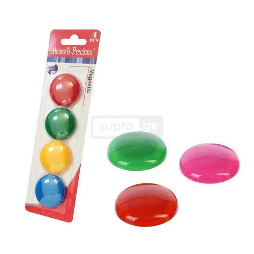 Stationery board magnet colored